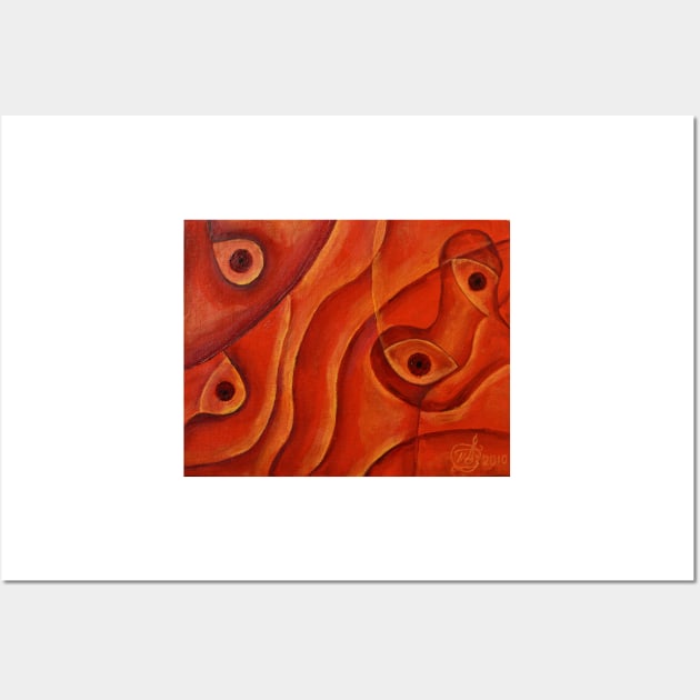 Oil Painting - The Warm Sight. Abstract 2010 Wall Art by IgorPozdnyakov